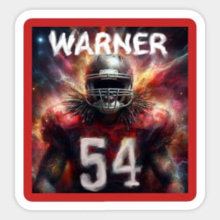 Fred  Warner 49ers Oil painting football Sticker